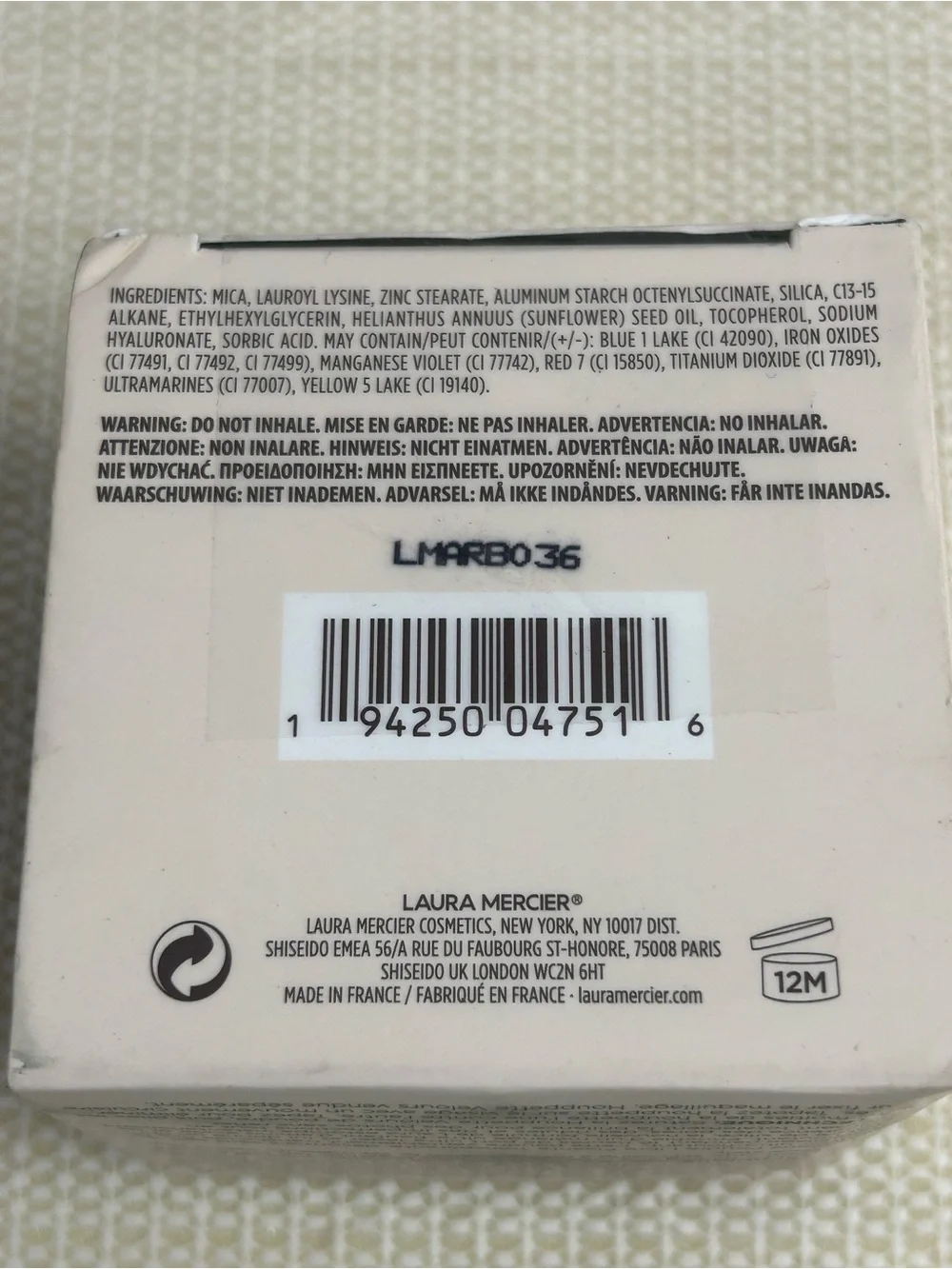 laura mercier Loose Setting Powder in Warm Beige